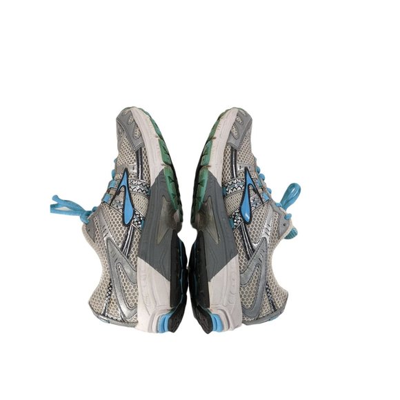 Brooks Ravenna 2 Womens Size 7 Silver White Blue Mesh Running Shoes 1200831b451 - Picture 6 of 9